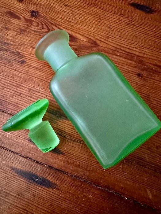 Vintage Peças vidro verde centenarias