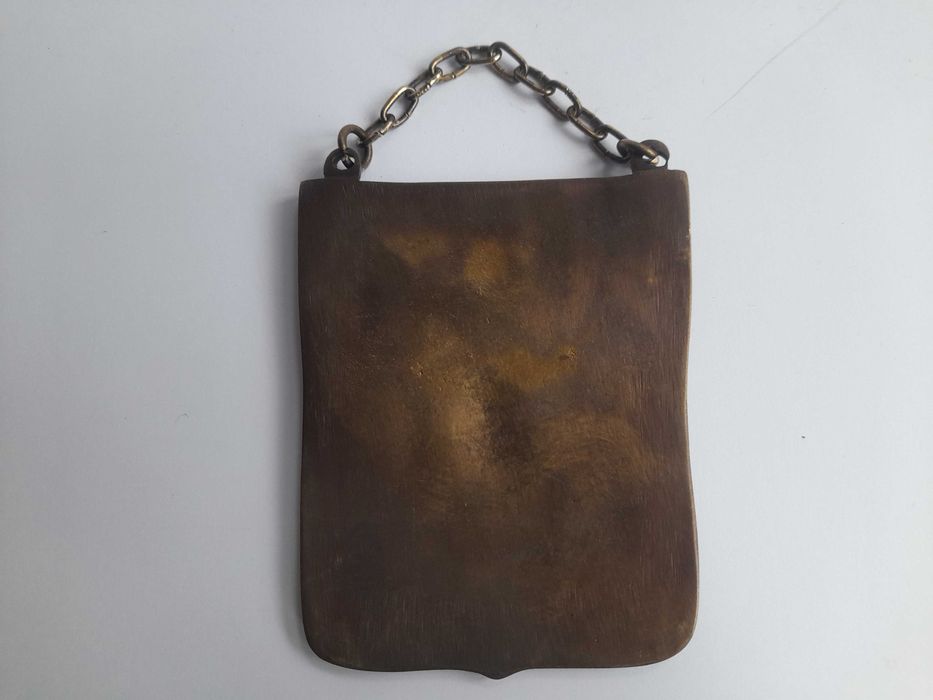 Ryngraf Harcerski z Matką Boską, krzyżem i lilijką