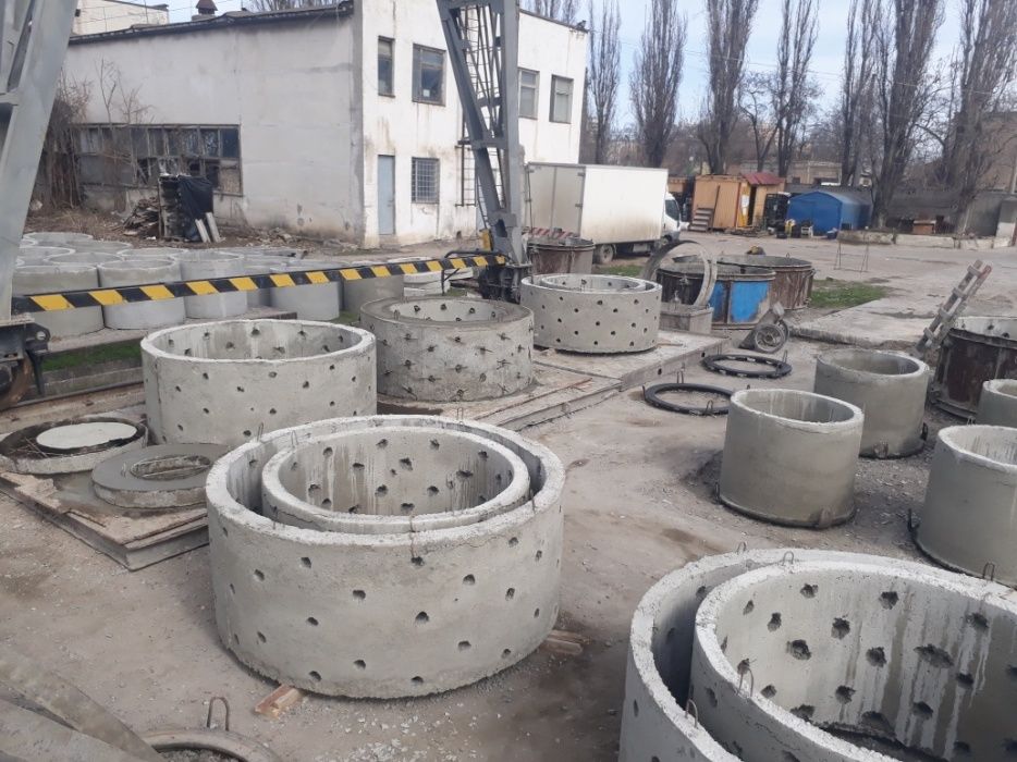 Канализационные бетонные кольца от 550 грн..