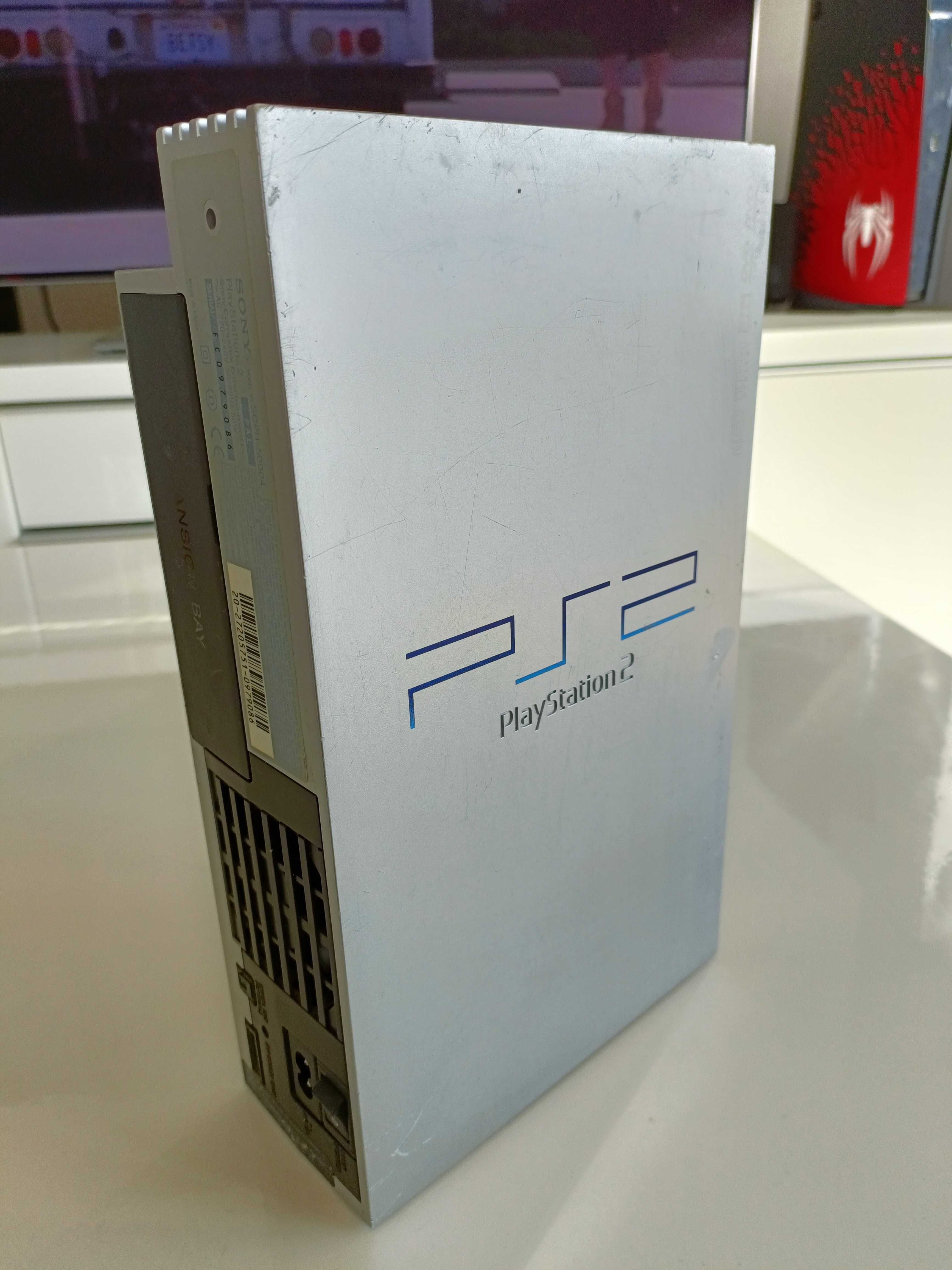 Konsola Playstation 2 silver PS2 Fat srebrny
