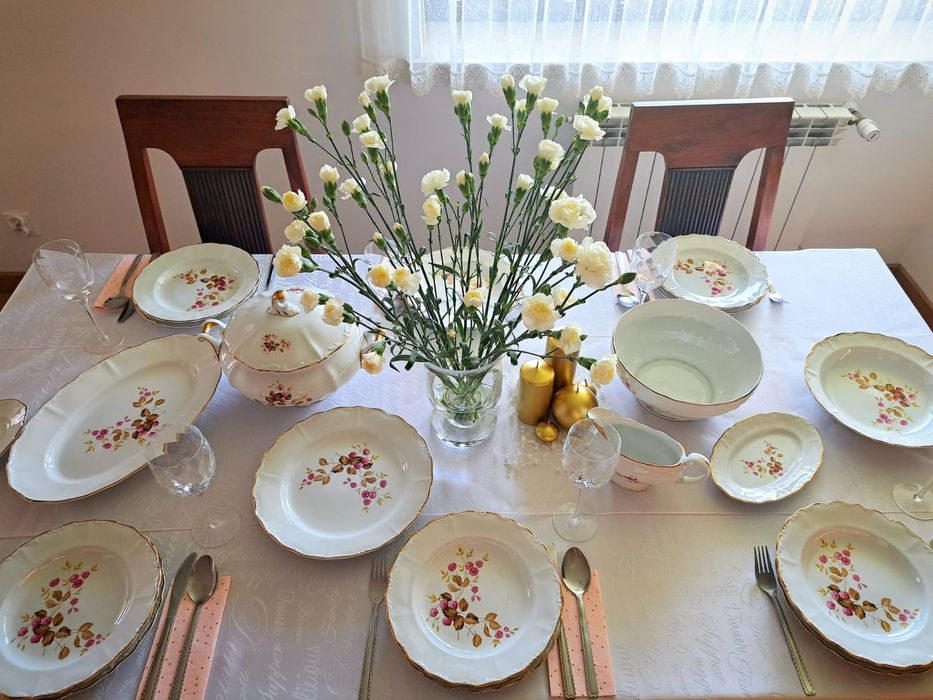 Porcelana francuska zestaw obiadowy