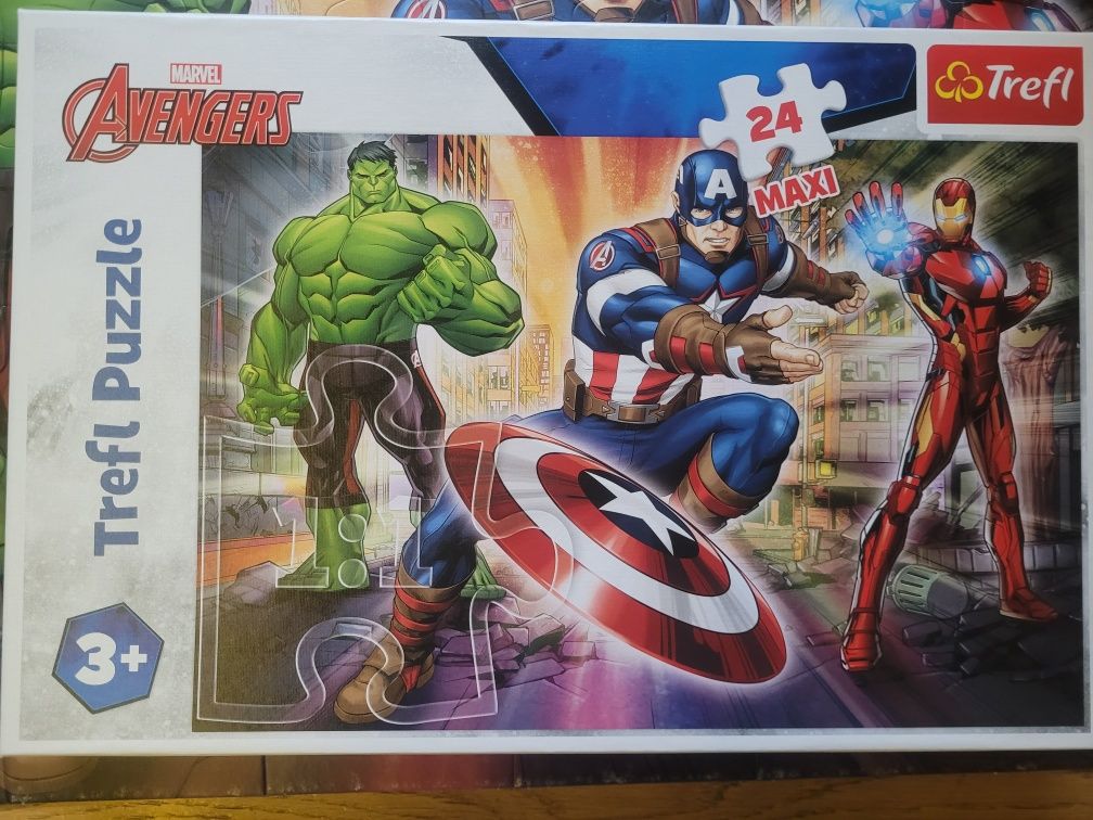 Puzzle Avengers Maxi 24 el duże 3+ superbohater marvel