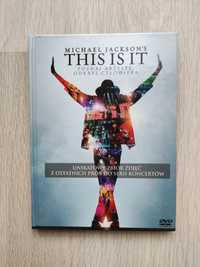 Płyta DVD i książka Michael Jackson This Is IT
