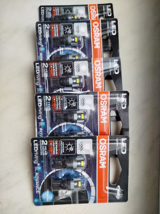 Лампи LED OSRAM W5W T10 6000K Ціна за комплект