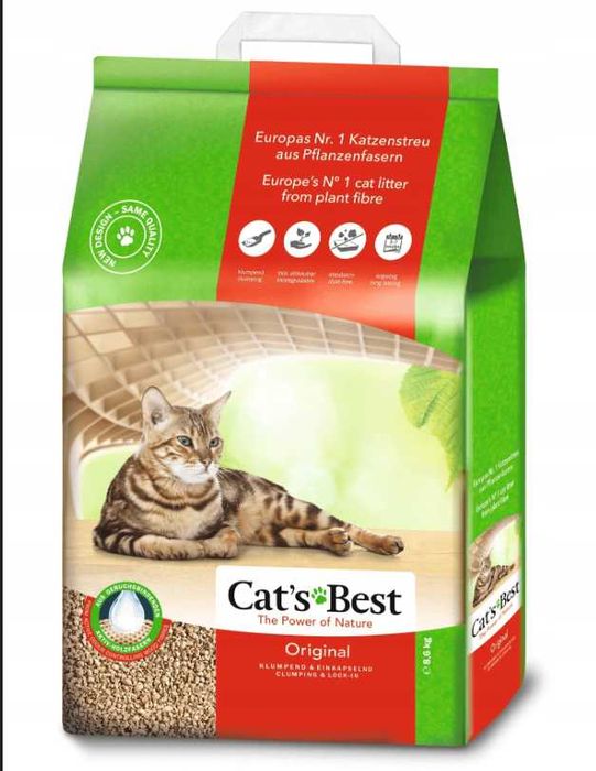 Żwirek drewniany Cat's Best Original 20L bezzapachowy ekologiczny