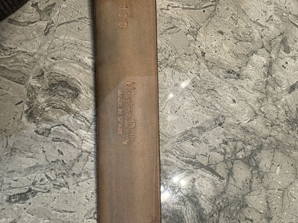 Ремень мужской кожаный massimo dutti m-l 100 см