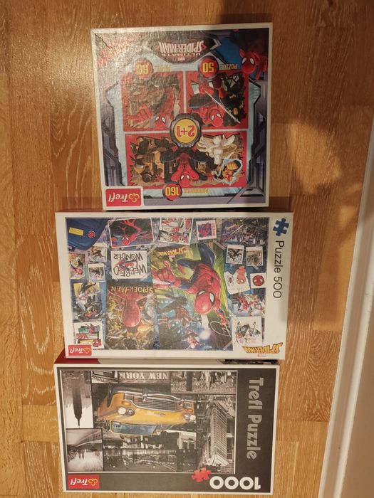 Puzzle różne trefl Spiderman
