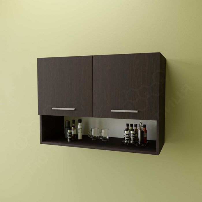 Шафа навісна 80, 60, 40. 30см Шафка з відкритою полицею у ванну