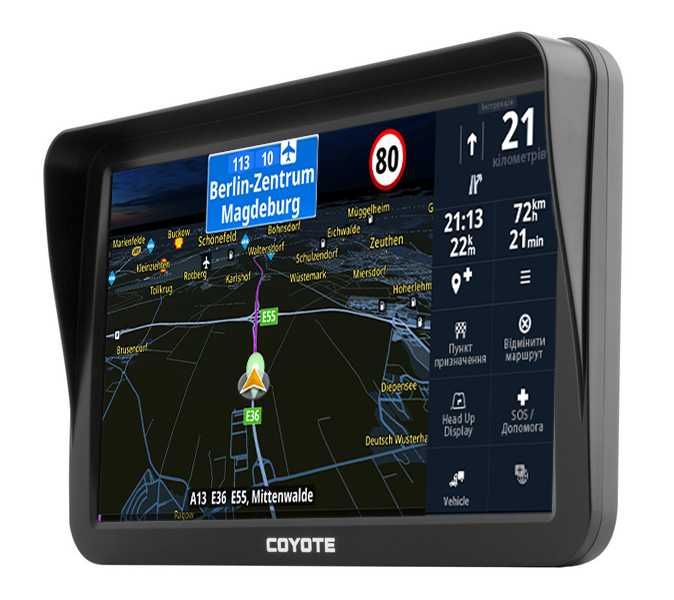 GPS навігатор 9 дюймів COYOTE 1020 Normandia 256mb 8GB + AV TIR ADR EU