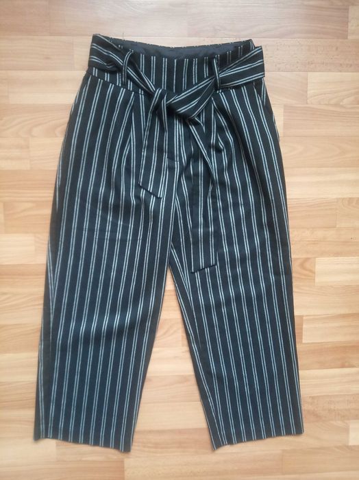 Классные брюки-кюлоты с поясом New Look р.34 (XS)