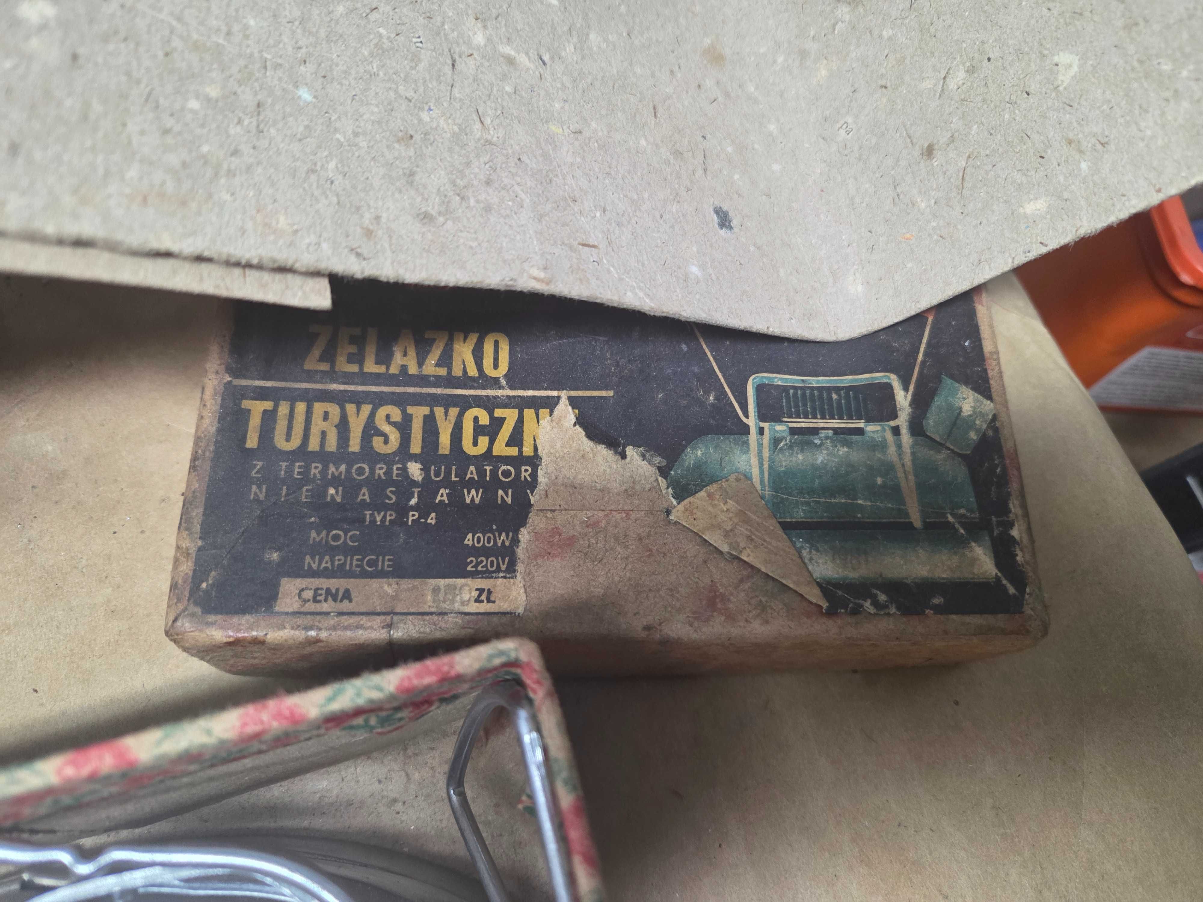 Żelazko PRL  staroć okazja komplet 3 sztuki