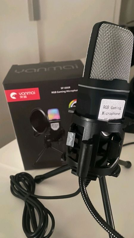 Микрофон к ПК Конденсаторный USB-микрофон Yanmai SF666R RGB
