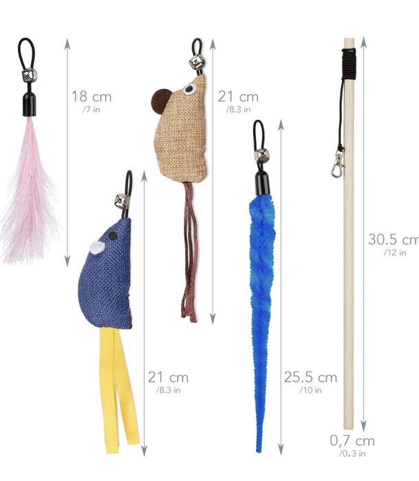 Набір вудочка іграшка Pretty Kitty для котиків.