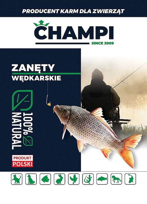 5kg WĄTROBA / KAŁAMARNICA Zanęta denna nr.3 wędkarska uniwersalna karp