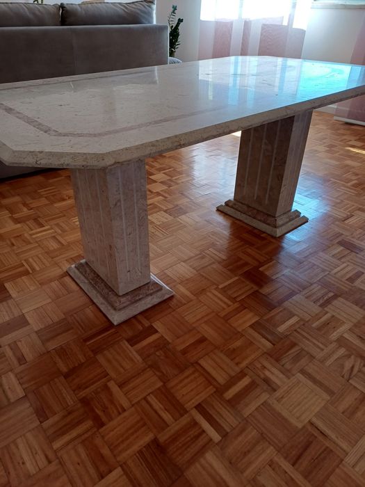 Mesa jantar pedra mármore