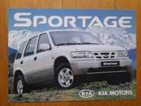 KIA Sportage 2.0, 2.0 Diesel prospekt polski rok 1998