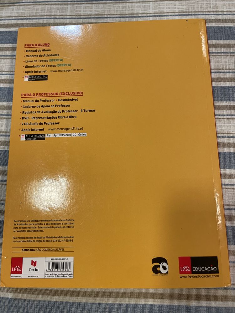 Mensagens português 11 ano