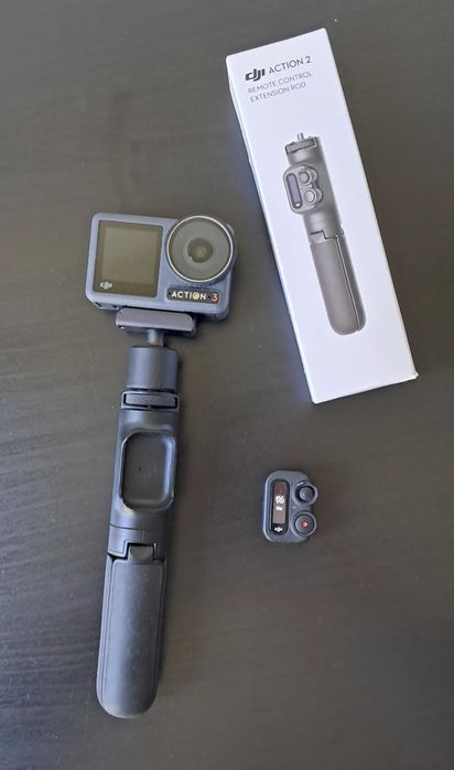 Kamera DJI Osmo 3 Action + selfie stick z pilotem DJI