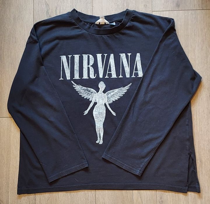 Luźna bluza kobieca z długim rękawem NIRVANA