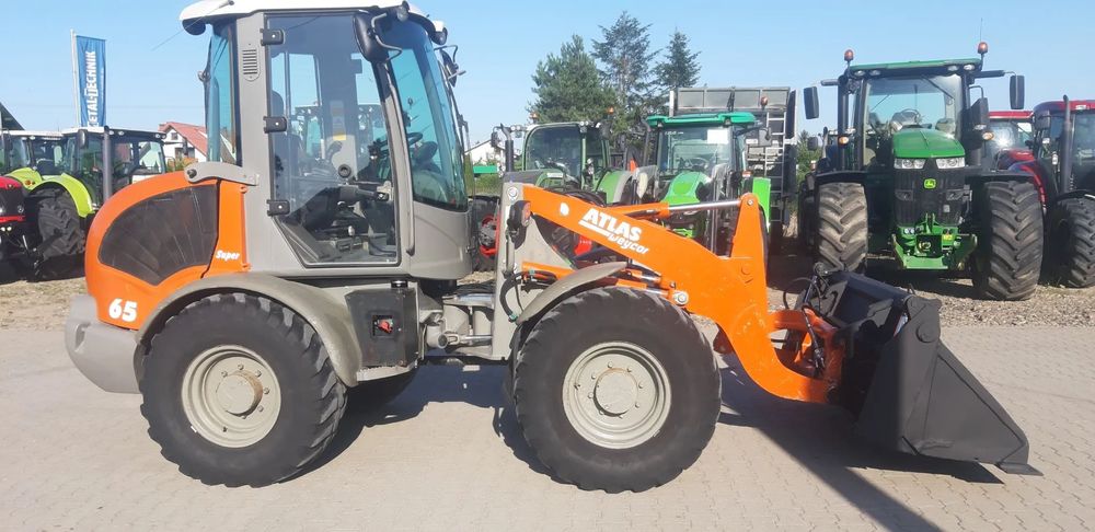 Atlas AR65  Łyżka 2w1, Paleciak , przegubowa mała mini ładowarka