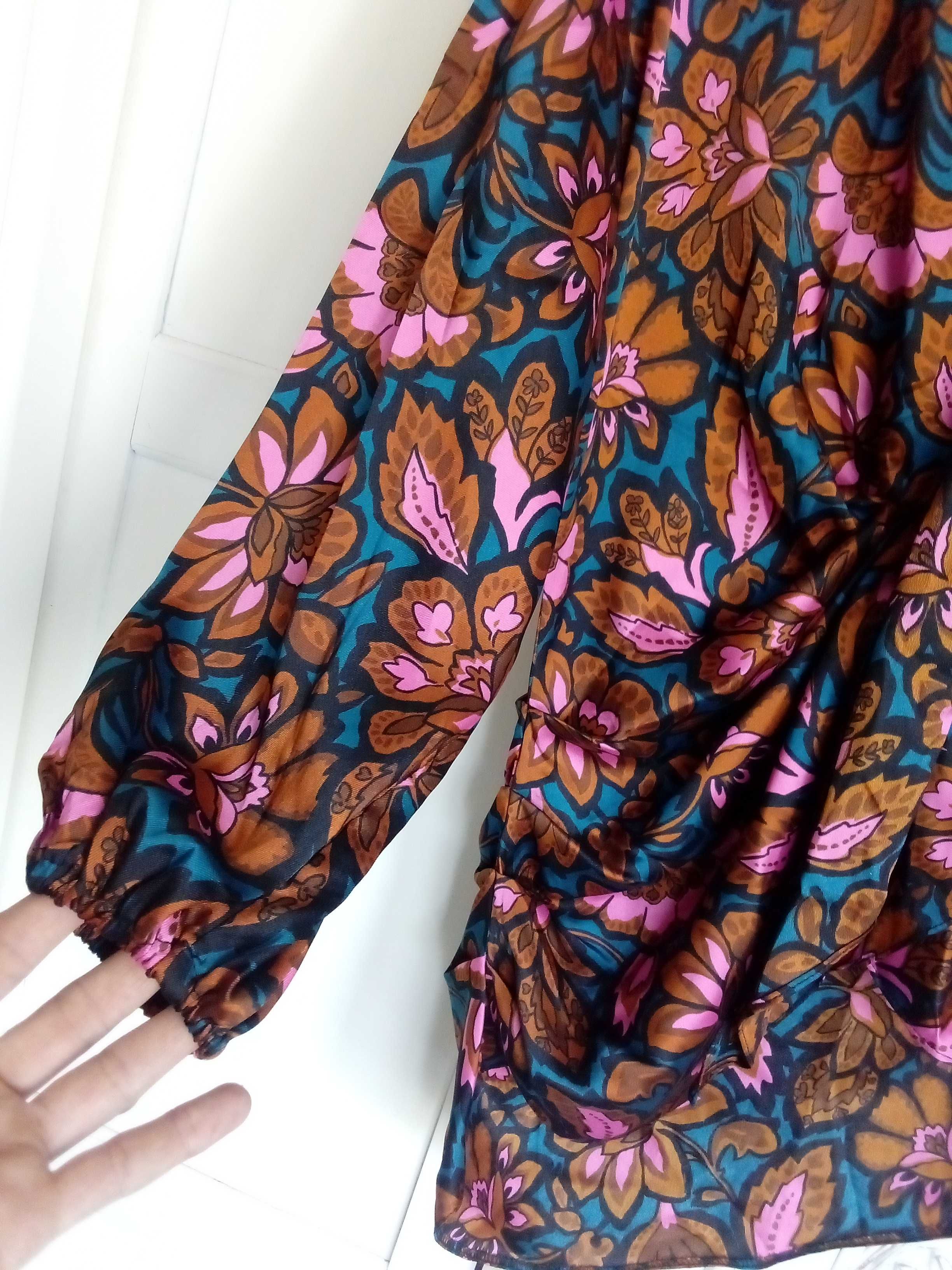 jak NOWA bluzka damska oryginalna koszula river island 34 XS satynowa