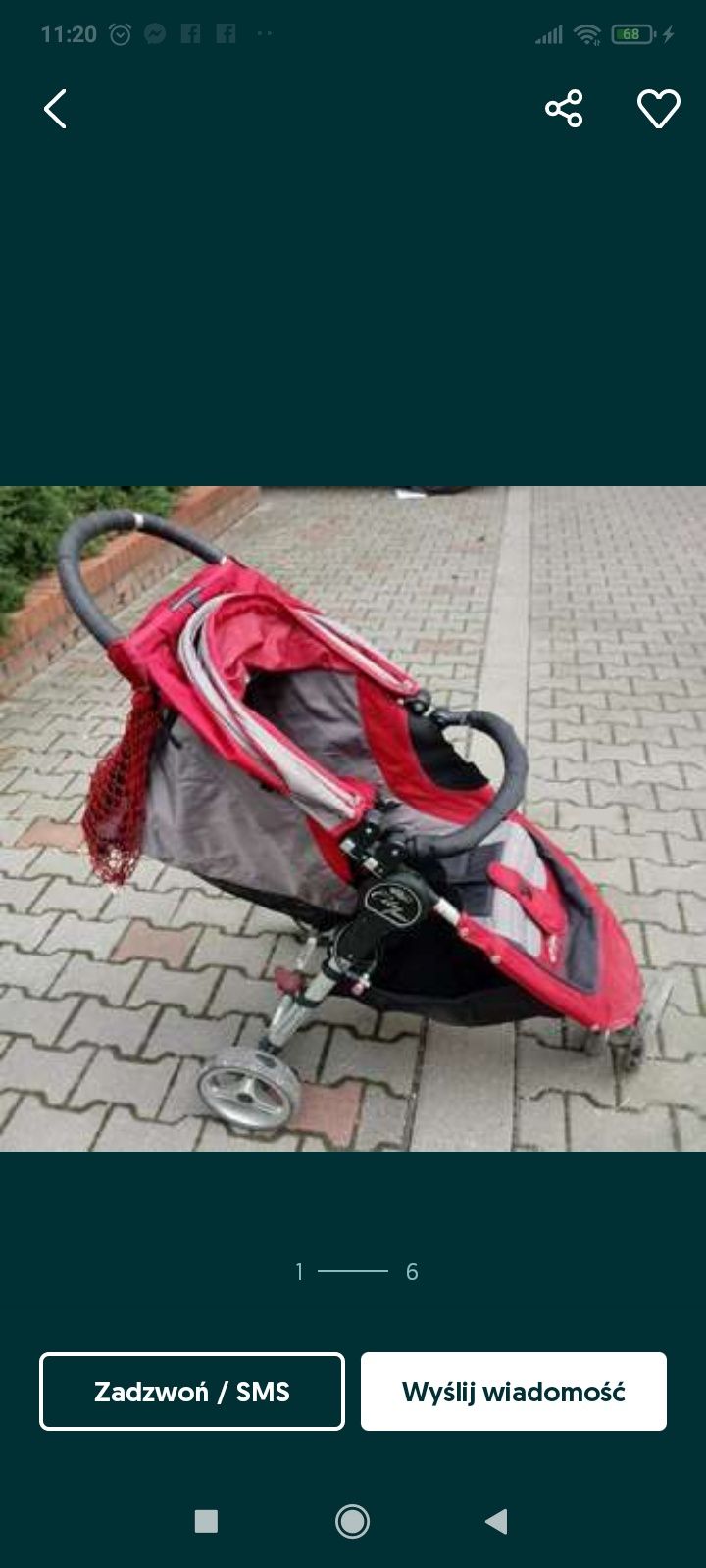 Wózek Baby Jogger City Mini z pełnym wyposażeniem
