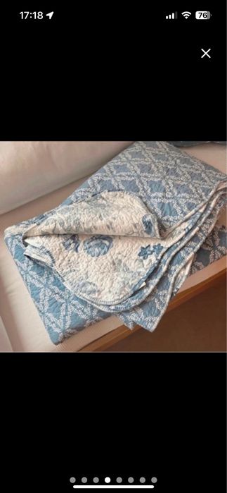 Conjunto 2 colchas e 4 fronhas reversiveis