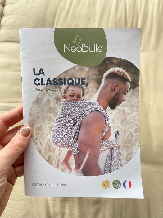 Pano tecido Porta-Bebés Neobulle - Excelente Estado