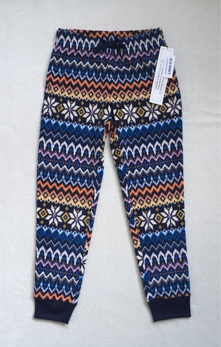 Піжамні штани Old Navy флісові для дівчинки, розмір 134