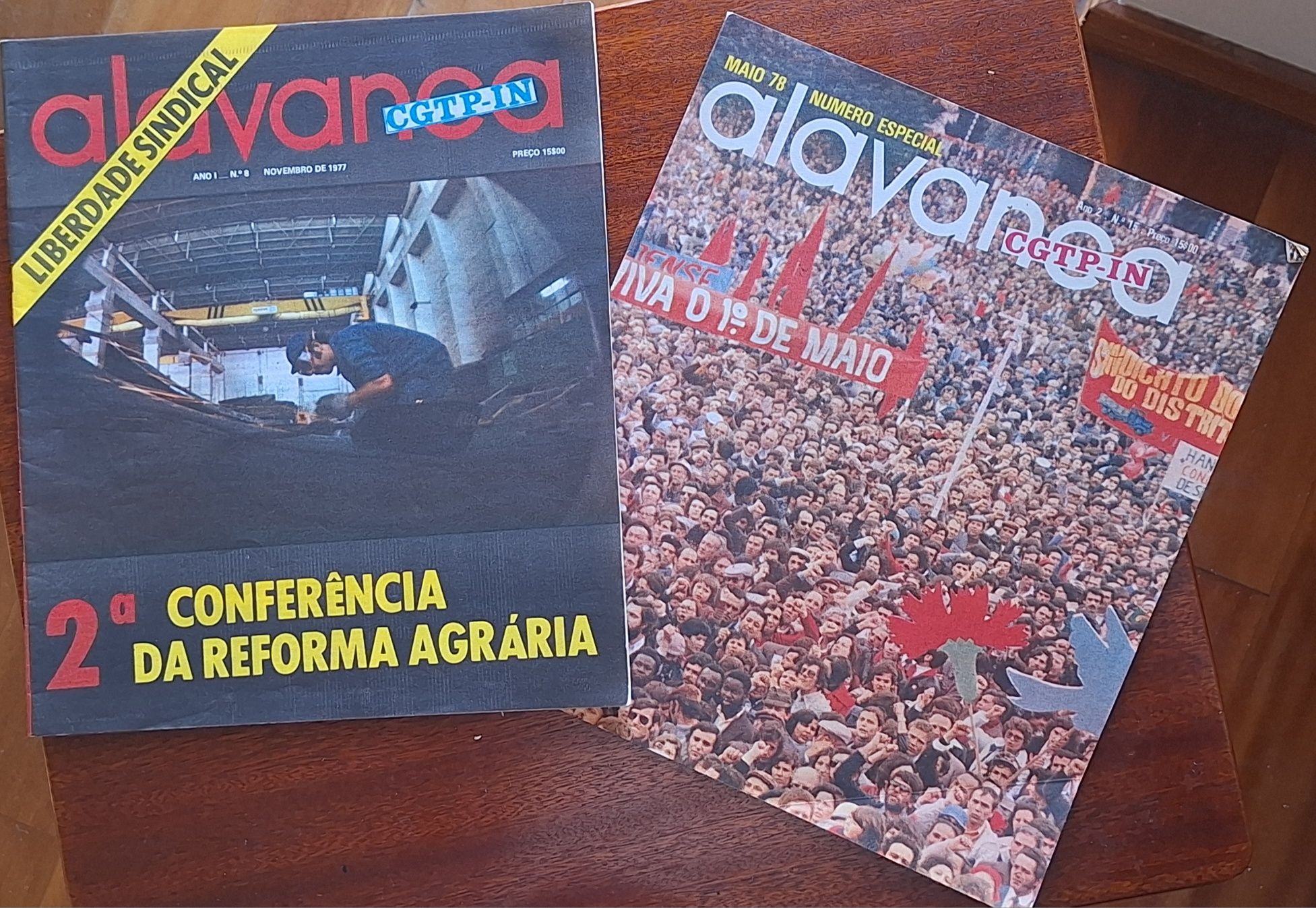 Revistas/documentos políticos anos 70/90