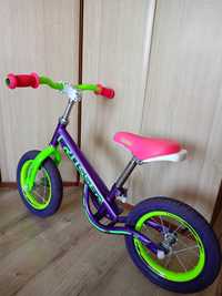 Біговел для дівчинки Crosser Balance bike NEW Air 12" фіолетовий