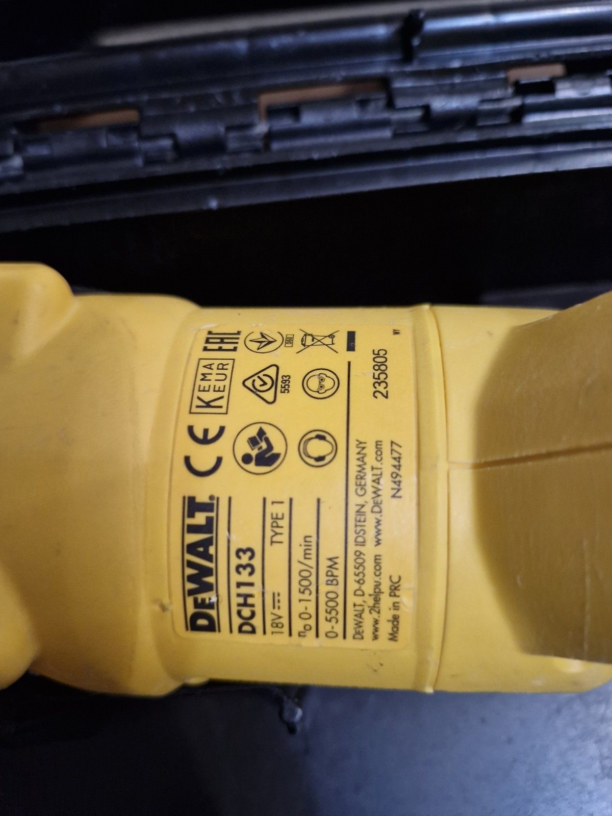 Dewalt dch 133 Перфоратор орігінал.