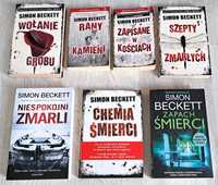 7x Beckett Wołanie grobu Chemia śmierci Zapisane Szepty zmarłych Rany