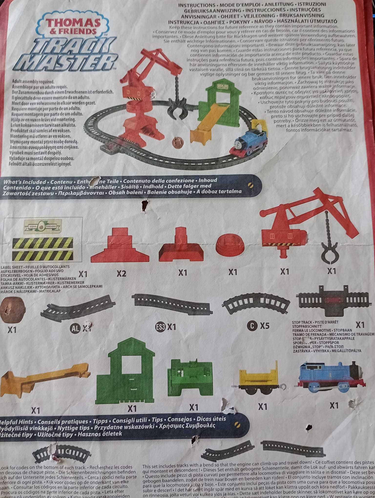 Fisher-Price Tomek i Przyjaciele Dźwig Cassia i stacja