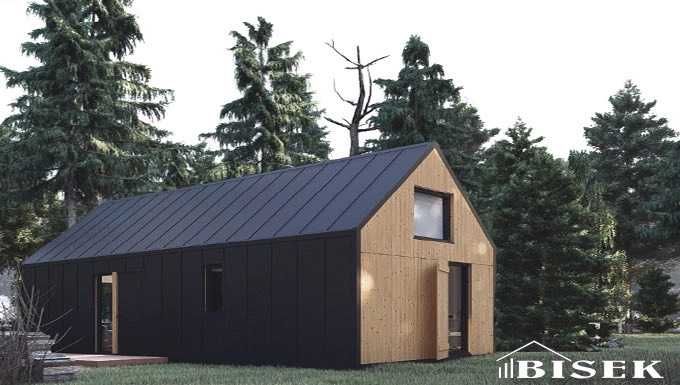 Nowoczesny dom drewniany , dom z drewna , stodoła, super promocja