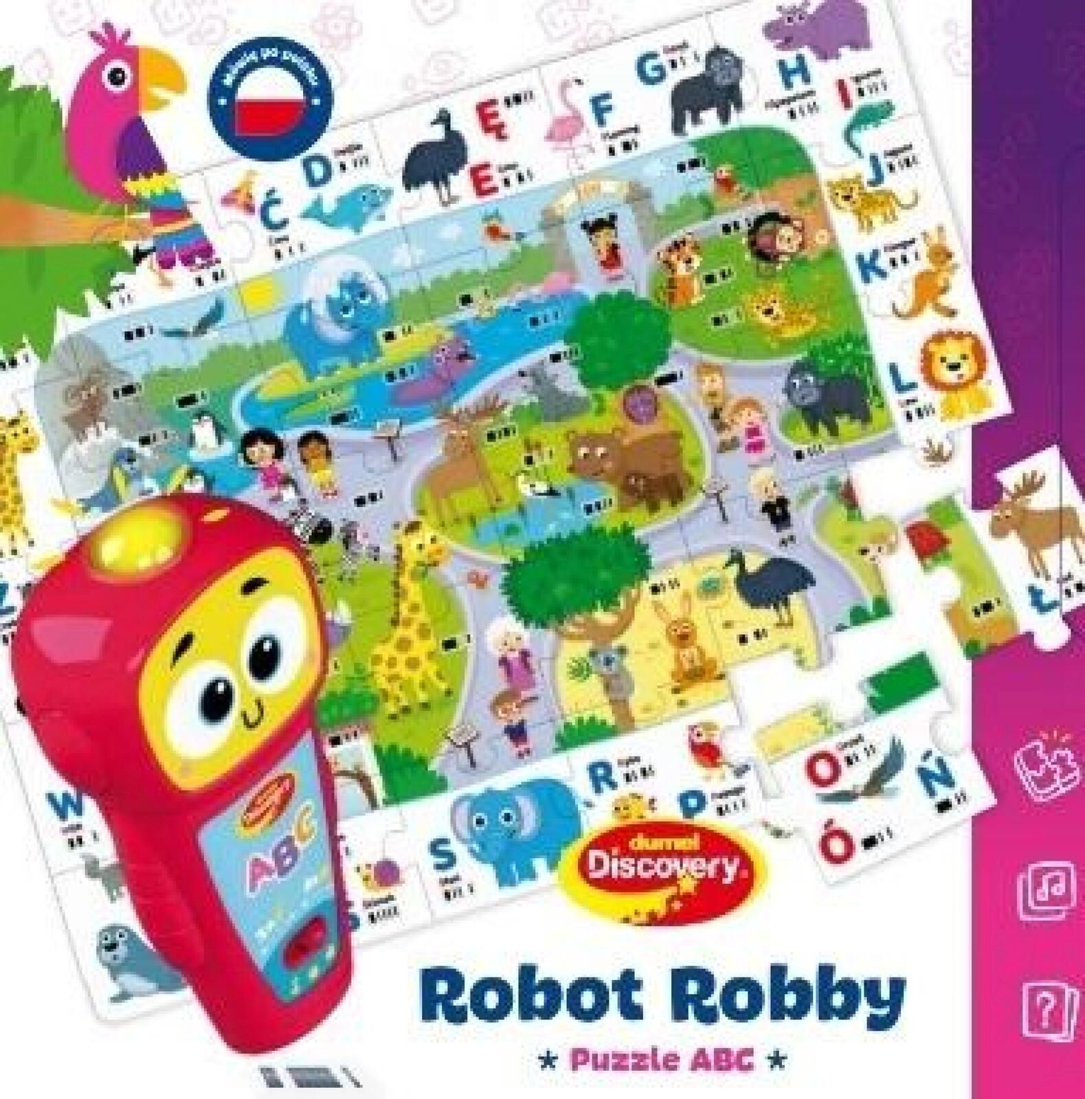 Robot Robby puzzle ABC ,266x338 mm