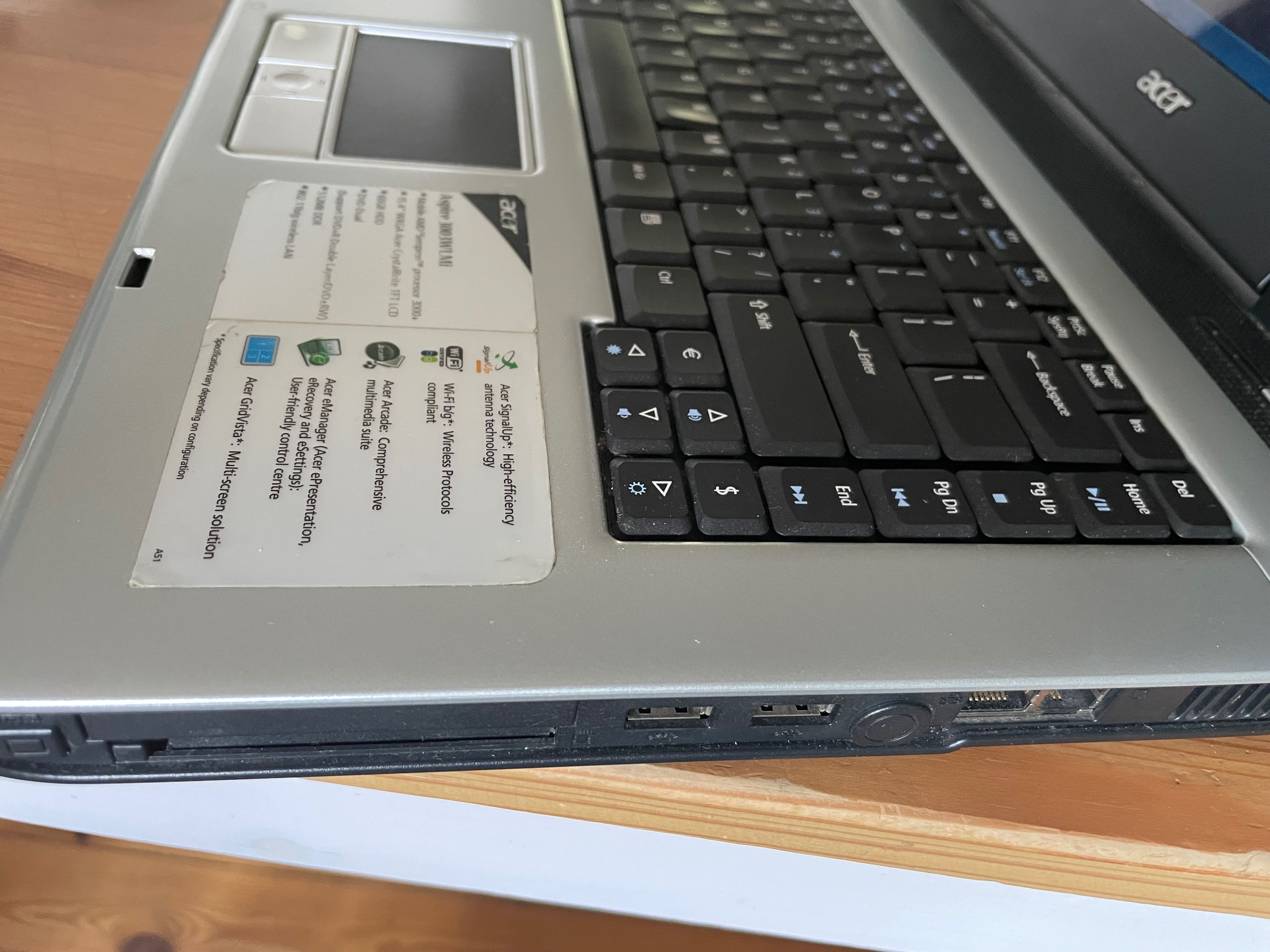 Acer Aspire 3003WLMl – komputer, który wie, co znaczy solidność