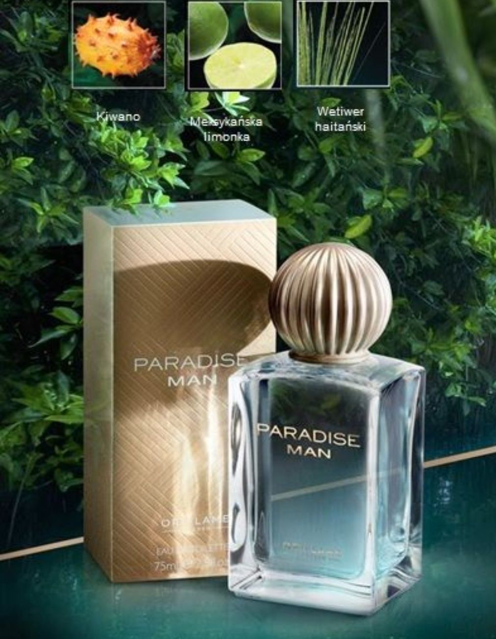 Paradise Man unikat woda męska toaletowa 75 ml Oriflame