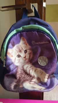 Plecak kot kotek na wycieczki do przedszkola piknik