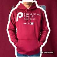 Nike Philadelphia Phillies authentic collection baseball L męska bluza