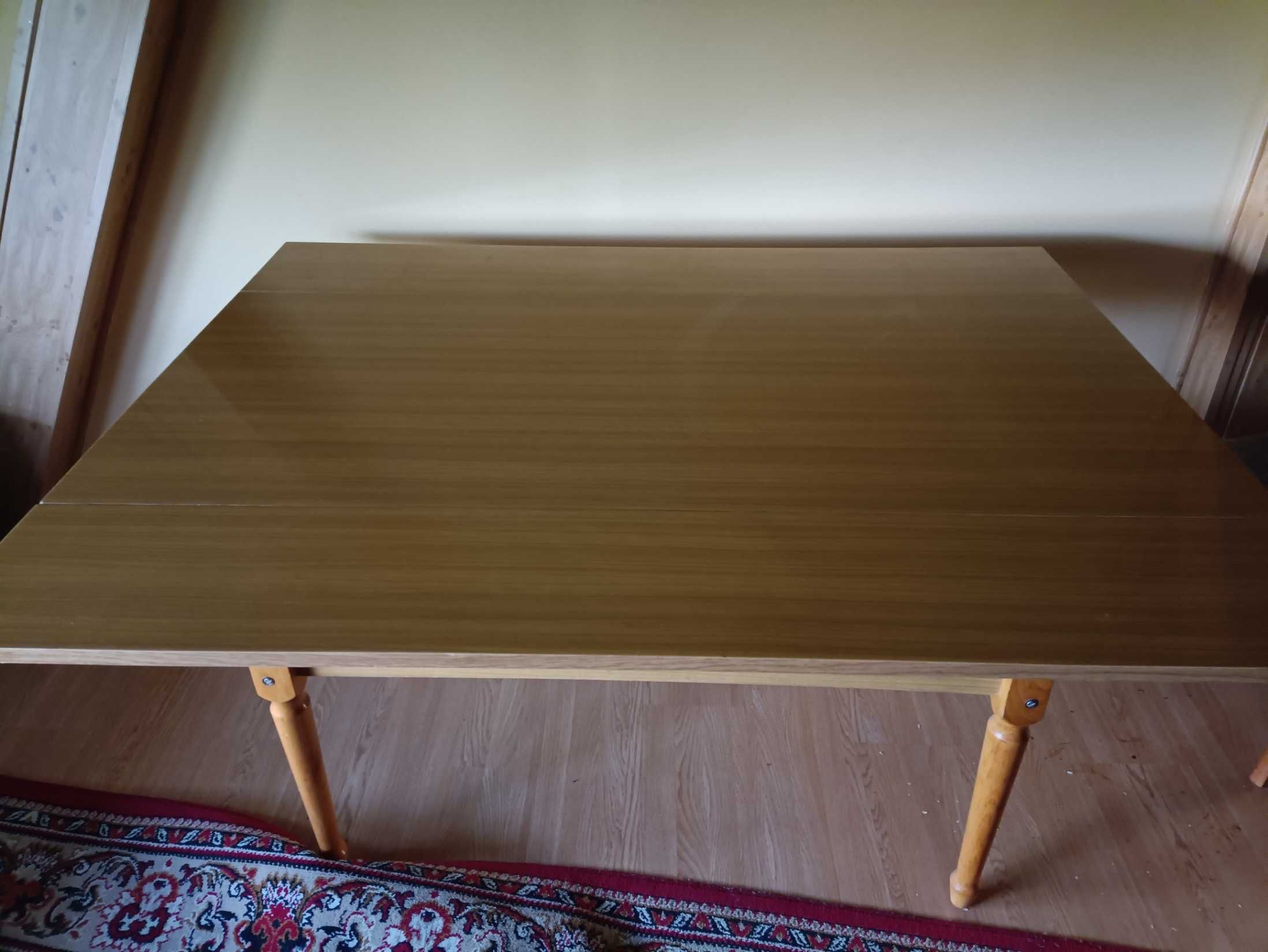 Ława stół rozkładany PRL