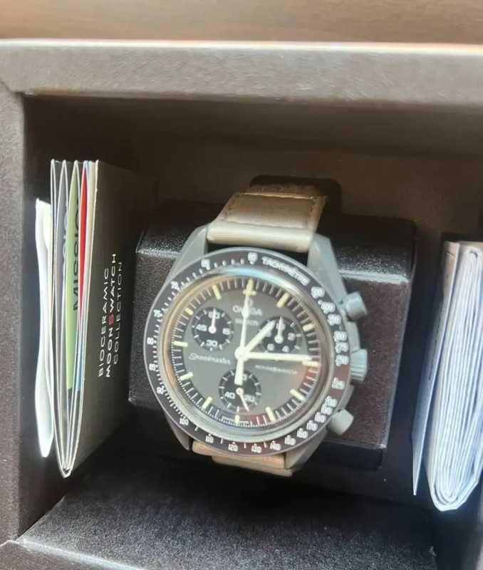 Omega x Swatch Mission to Mercury SO33A100 - Biokeramiczny zegarek