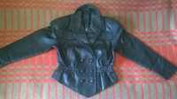 Куртка женская экокожа черная косуха
