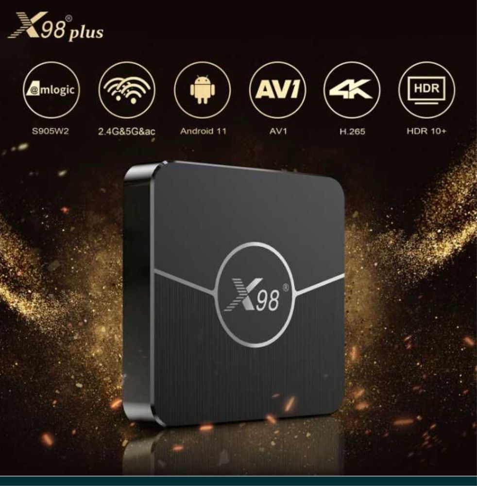 Смарт ТВ приставка Android x96 X98 Plus 4/64
