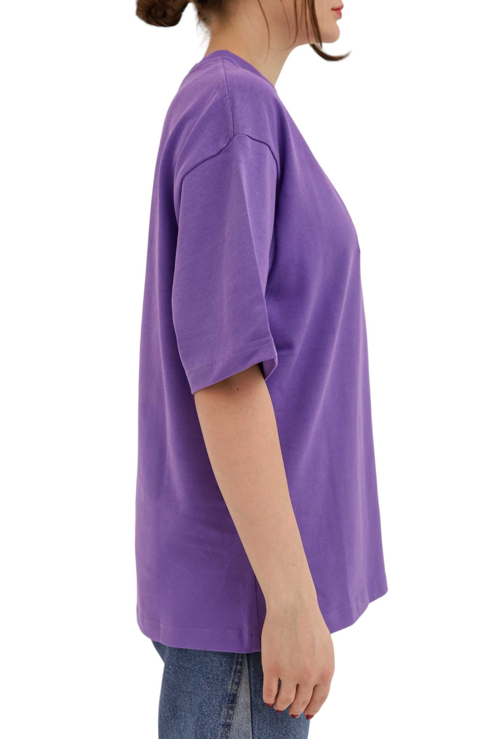 Футболка Acne Studios Inflatable Patch T-Shirt Iris Purple