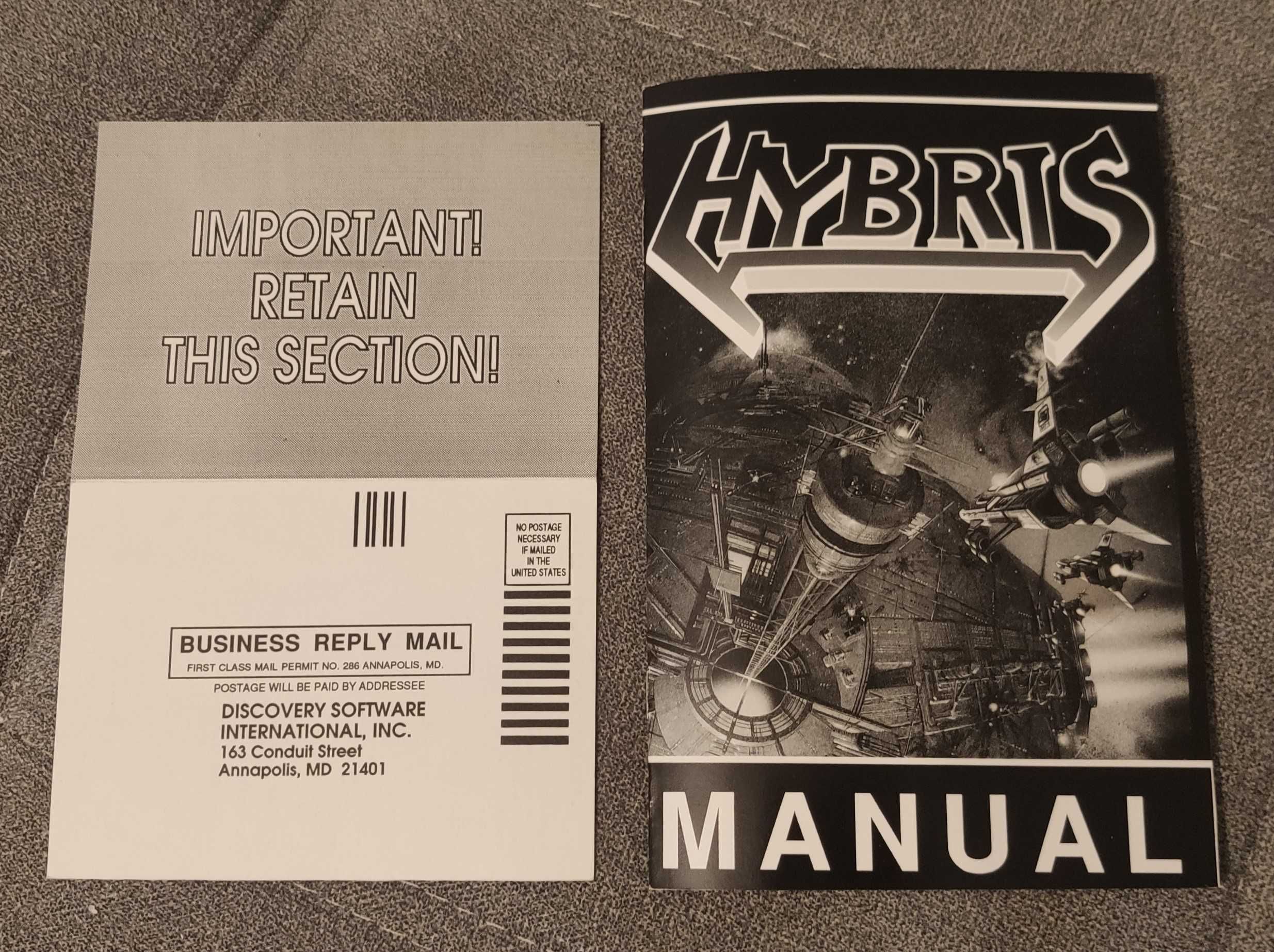 Hybris rzadka gra na komputer Amiga 500 stan doskonały