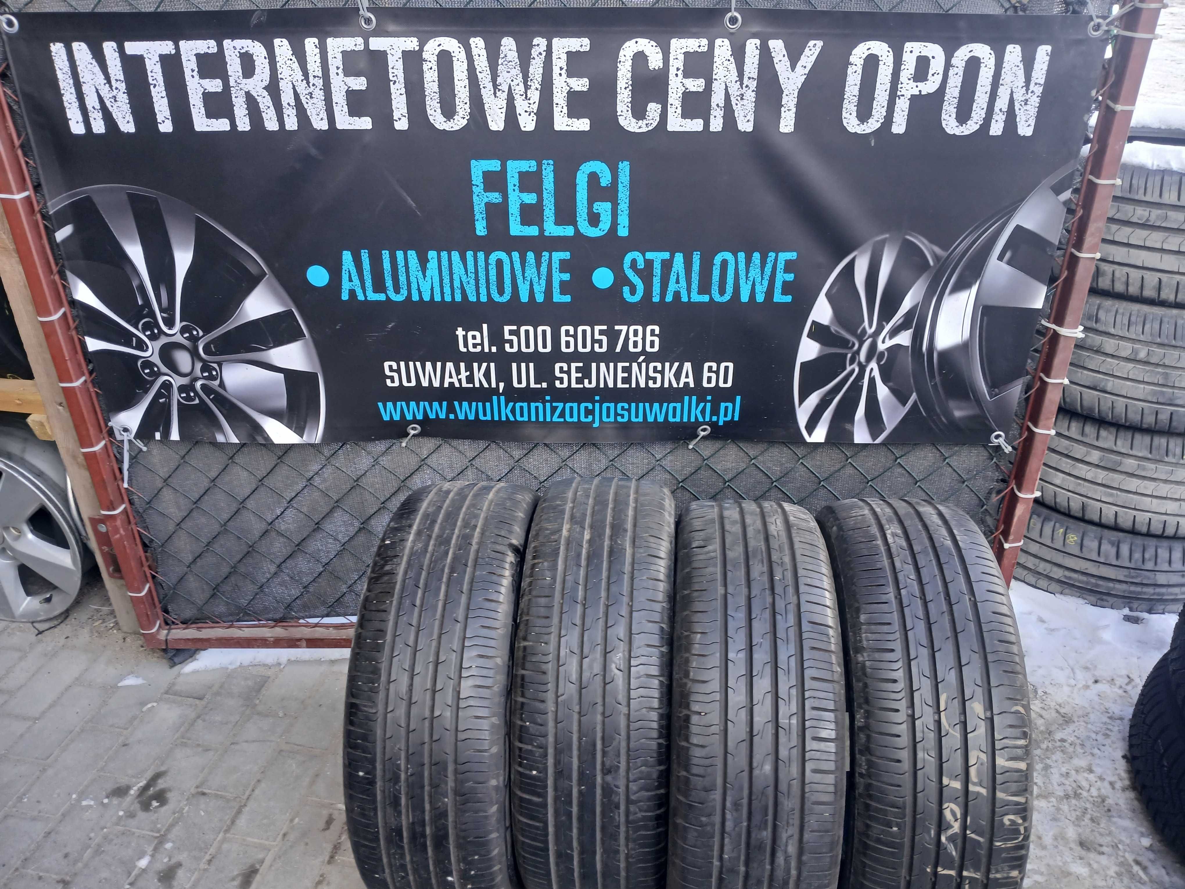 4x używane opony letnie 205/55 R16 Continental Montaż GWARANCJA