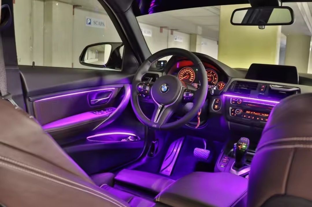 Kit Luzes LED Interiores acrilico para carro.