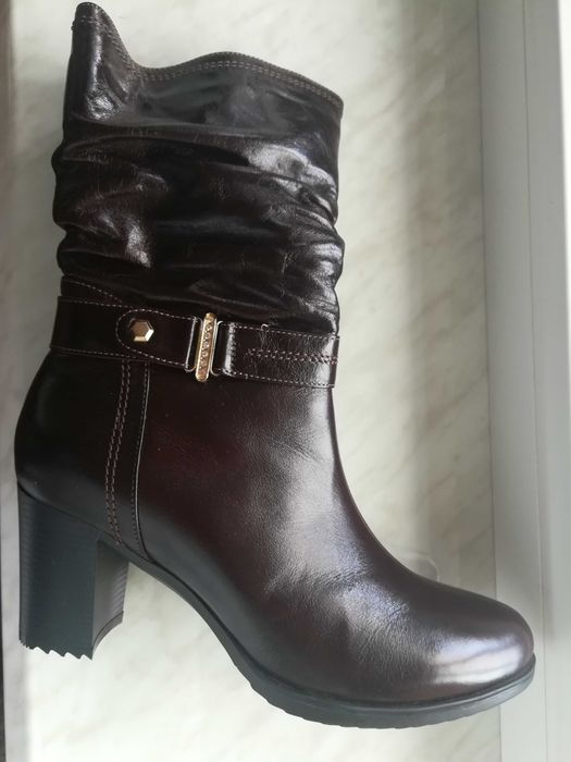 Сапожки натуральная кожа новые