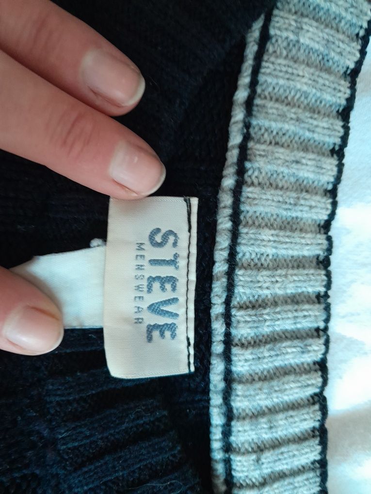 Gruby ,ciepły sweter XXL, real vintage